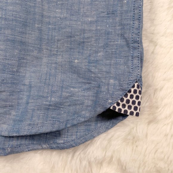 Ted Baker London Button Down Shirt Long Sleeve Size 3 - Picture 8 of 9